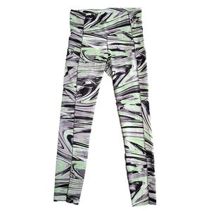 Lululemon‎ Fast And Free High Rise Printed Tight Leggings Pants 25" Nulux
